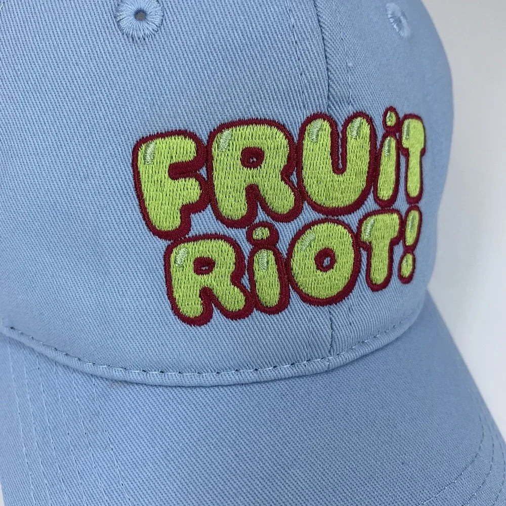 Fruit Riot Hat Not For Wimps Sour Candy OSFM Strapback Embroidered Baseball Cap